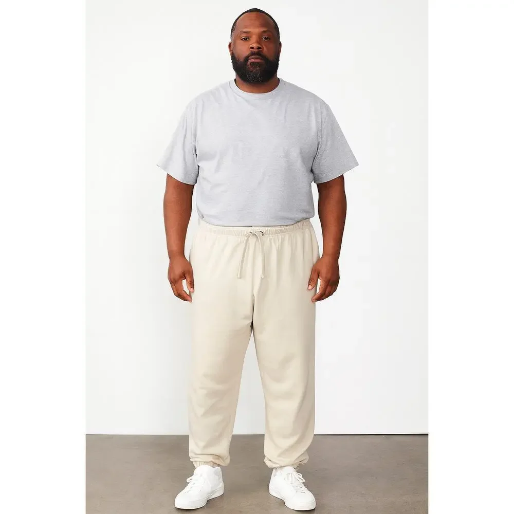 NWOT fleece lined neutral drawstring waist joggers warm winter lounge pants XL